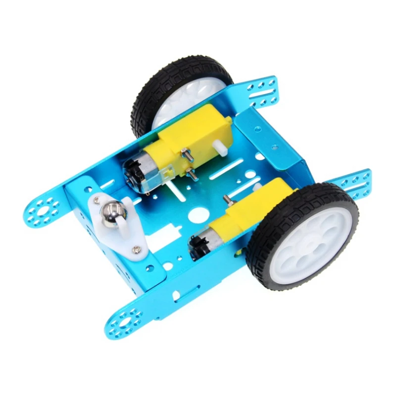 Мини Omni Wheel 3WD умный робот автомобиль шасси комплект с металлической пластиной TT двигатель для Arduino Microbit DIY игрушечные детали STEM Kit от AliExpress WW