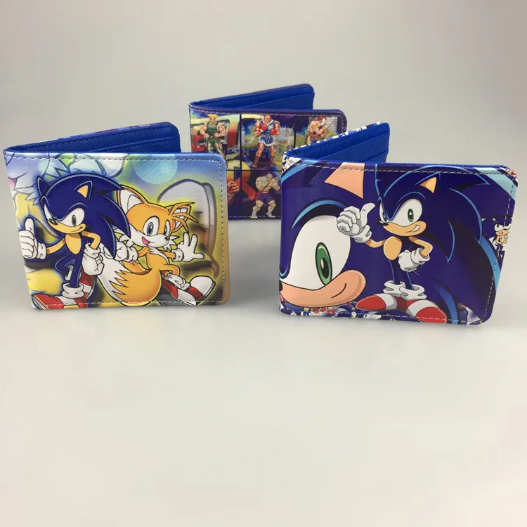 Аниме Супер Соник Ежик Косплей товары мультфильм фигурка бумажник игрушки |