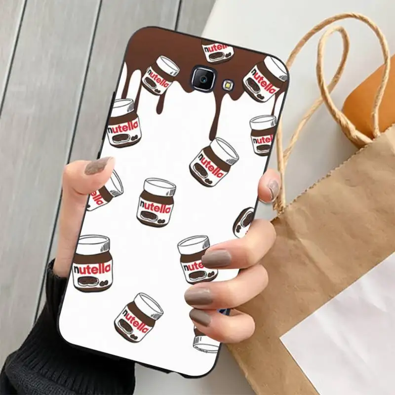 

Chocolate Nutella Phone Case for Samsung Note 8 9 10 20 lite pro ultra J 7 2 4 6 5 prime