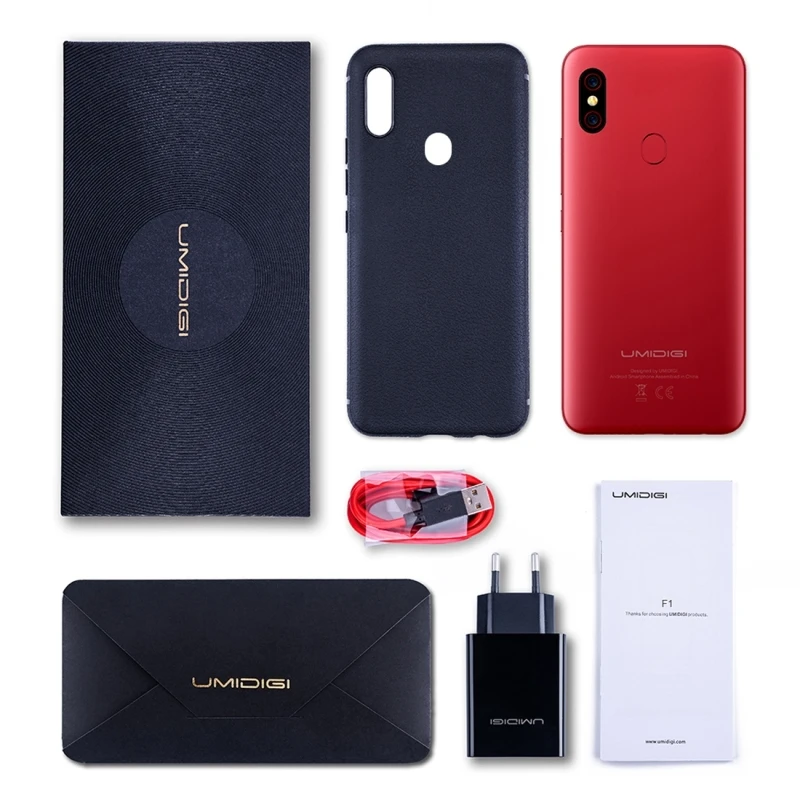 Смартфон UMIDIGI F1 Android 9,0 4 Гб+ 128 ГБ 6," FHD+ 16MP+ 8MP 5150 мАч 18 Вт Быстрая зарядка двойной 4G Восьмиядерный мобильный телефон OTG NFC