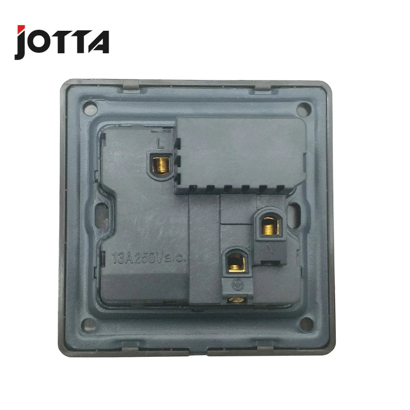 Универсальная настенная розетка 13 а с выключателем двойная USB из нержавеющей