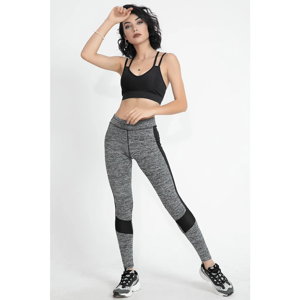 WPR Fishnet Detailed Women Athletic Leggings