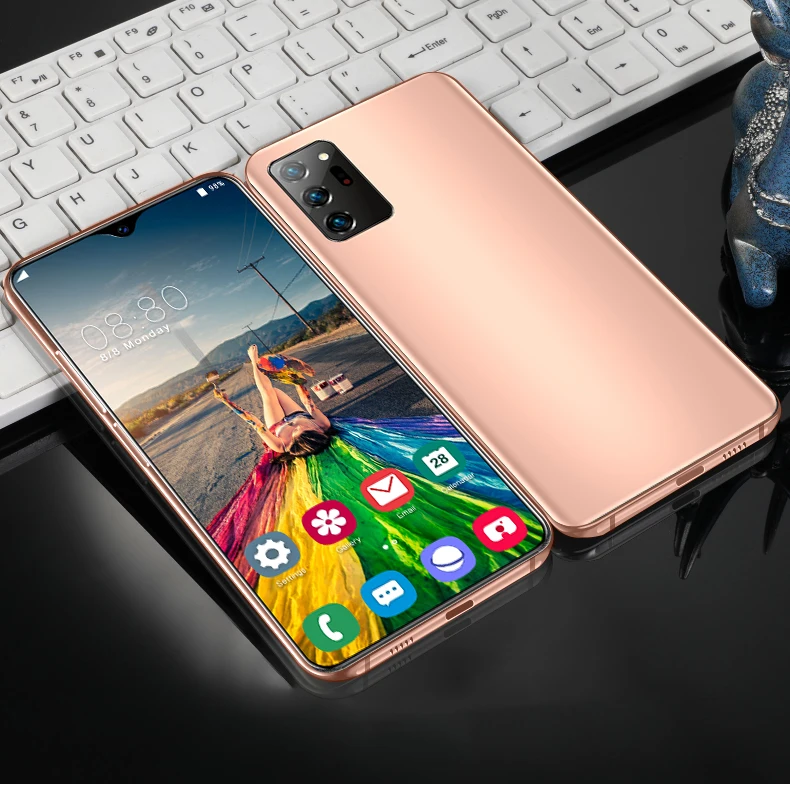 

5g Cellphones Smartphones 6.5Inch N28U 8GB 256GB 18MP+32MP Android 10 4800mAh 11Core Really Telephone MTK6889