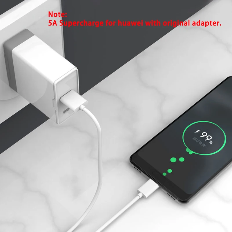 5A Supercharge type-C кабель для huawei P30 Pro P20 Lite mate 20 P10 провод для быстрого заряда для SAMSUNG S10+ S9 XIAOMI MI9 MIX3 2S