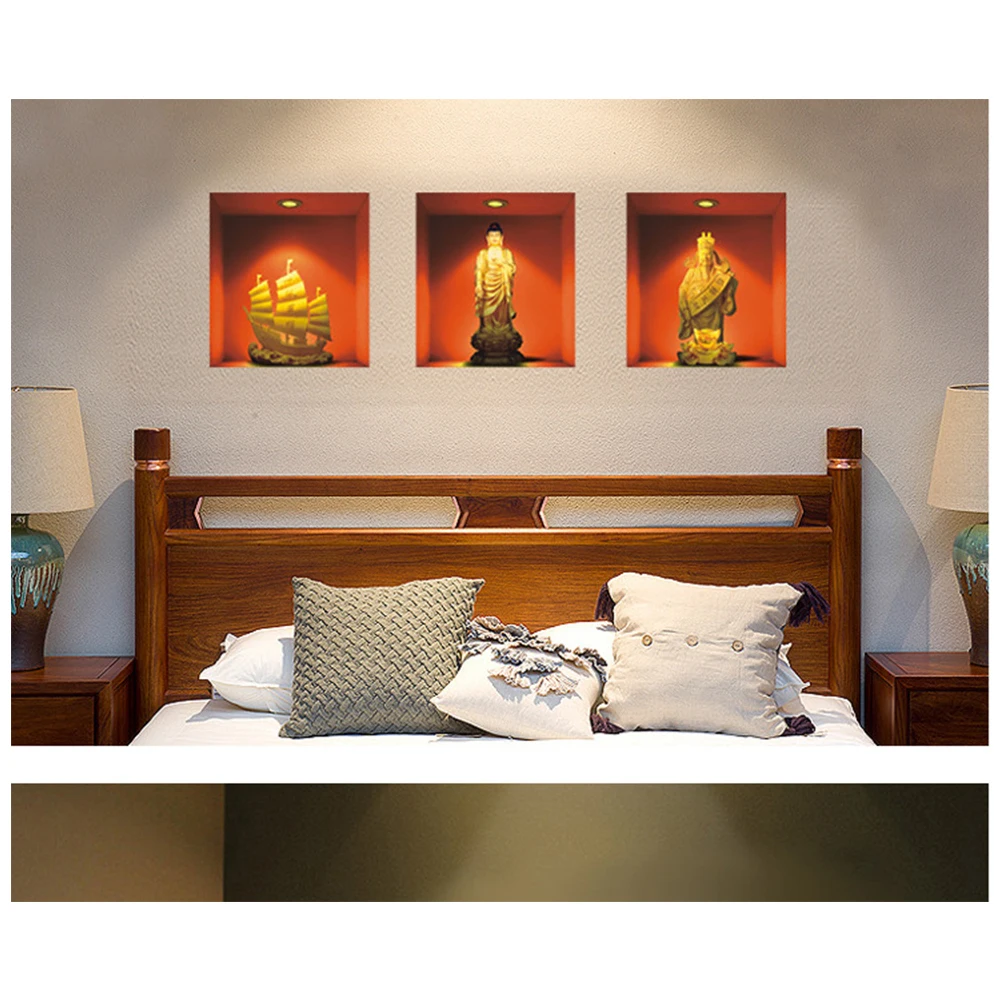 Домашний Декор 3D моделирование ретро коллекция шаблон Наклейка на стену