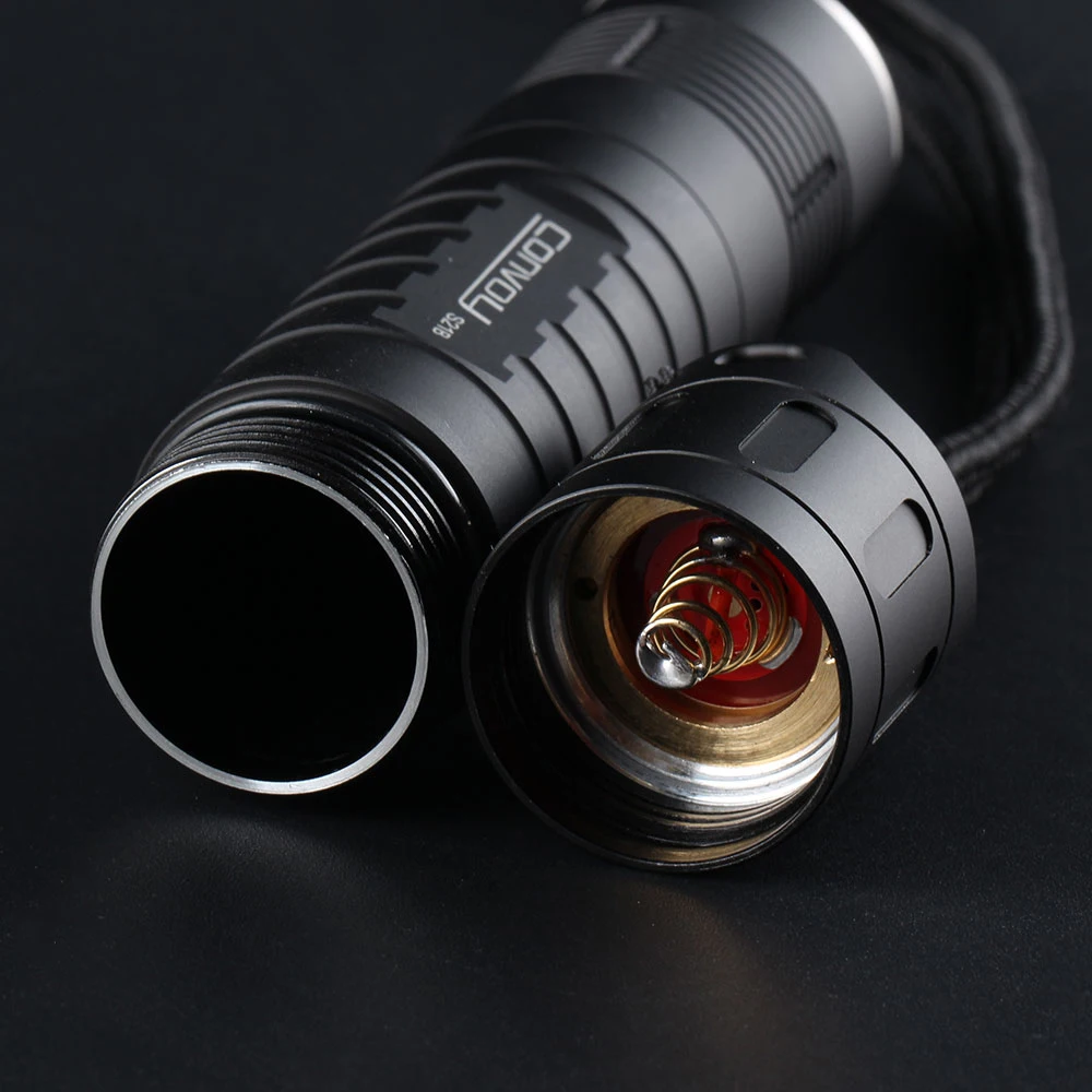 Конвой S21B с KP CSLPM1.F1 зеленая световая вспышка фонарик Linterna Led Lanterna 21700