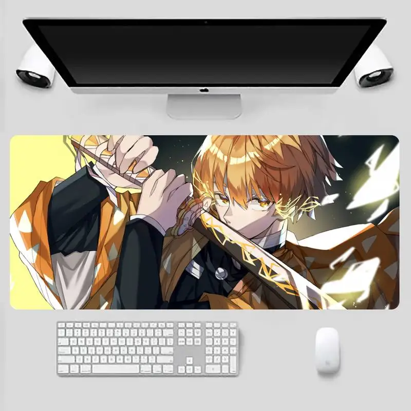 

Anime Demon Slayer Beautiful Anime Mouse Mat Game Office Work Mouse Mat pad X XL Non-slip Laptop Cushion mouse pad