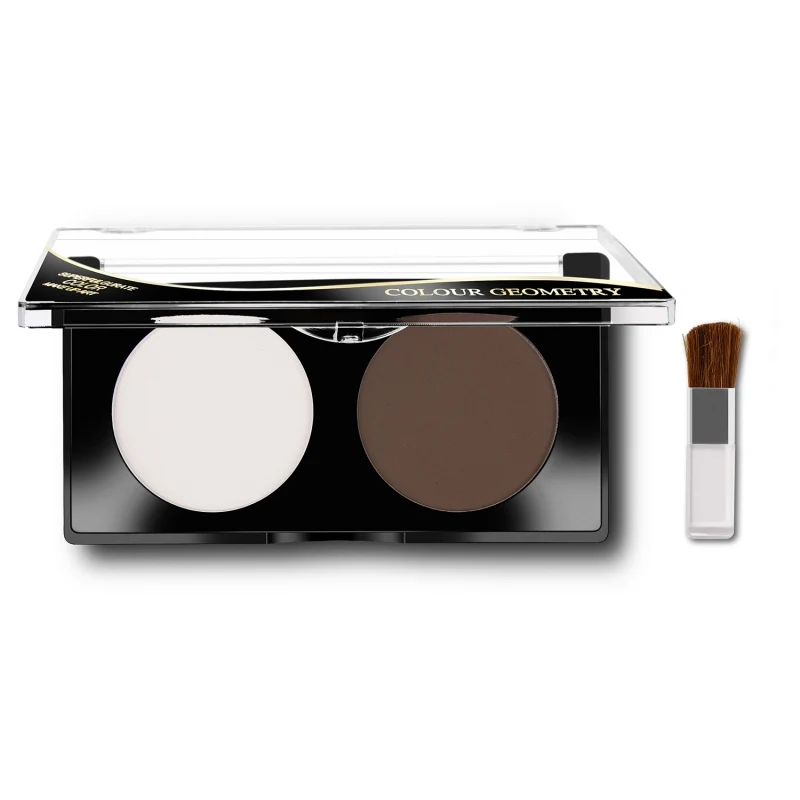 2 цвета макияж бронзатор консилер палитра Макияж контур отбеливание ярче
