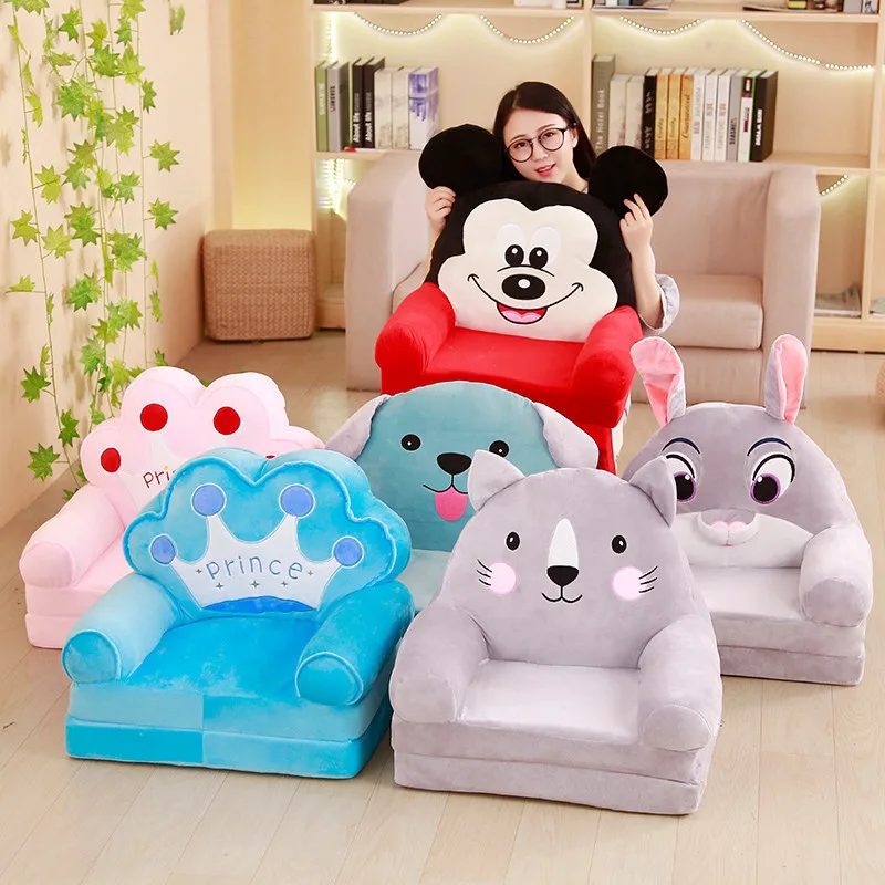Ленивый Kawaii диван детский диван татами мультфильм складной диван плюшевая игрушка креативная спинка детский подарок на день рождения хорошее качество