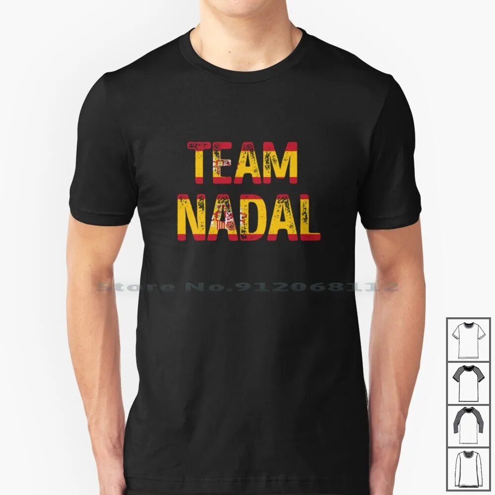 Camiseta del equipo de España de Hai, 100% algodón, logotipo de Rafa, Meredith, Rafa, deván