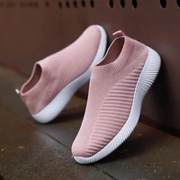 women walking shoes high quality female sneakers slip on flats shoes loafers plus size lightweight breathable casual shoes walk