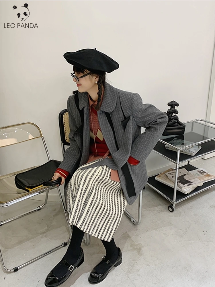 

Модный блейзер для женщин 2020 зимняя твидовая костюм; Женские высококачественные туфли на высоком каблуке с куртка Женский галстук-бабочка ...