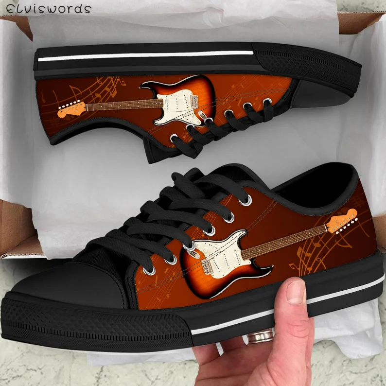 ELVISWORDS электрогитара в виде скрипичного ключа принтовый дизайн модные женские