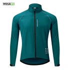 Светоотражающие мужские велосипедные куртки WOSAWE, ветрозащитная велосипедная одежда, ветровка, уличная спортивная сетчатая жилетка для бега, горного велосипеда