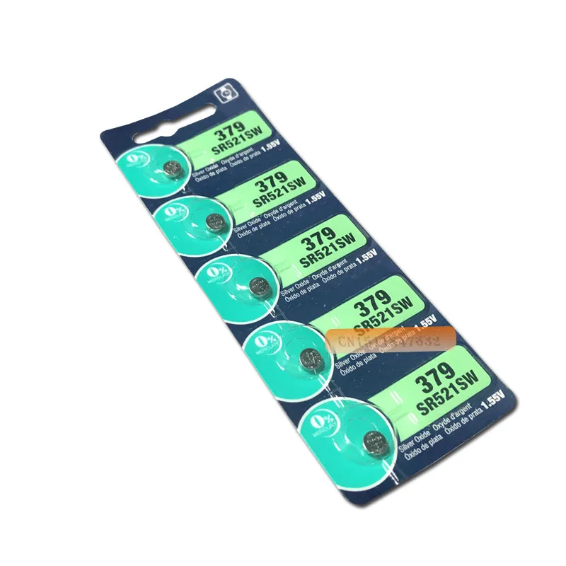 20 шт. розничная продажа новинка долговечная батарейка для часов 379 SR521SW D379 SR63 V379 AG0