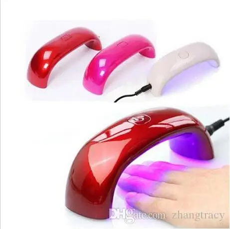 

Portable 3W strong light ultraviolet drier lamp LED nail polish fast curing machine