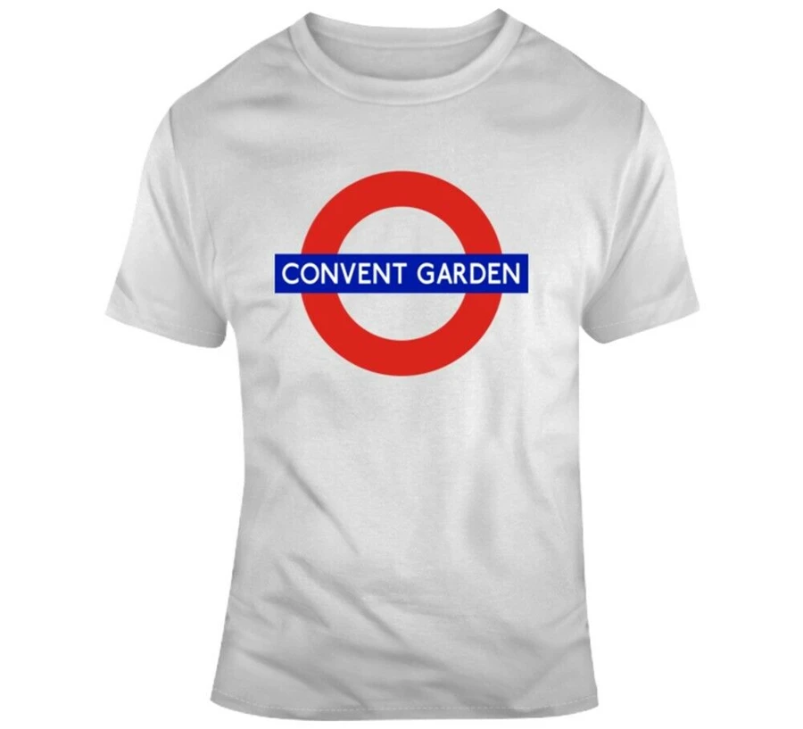 Лондонский подземный логотип в стиле Convent Garden Station Cool Git топы футболка