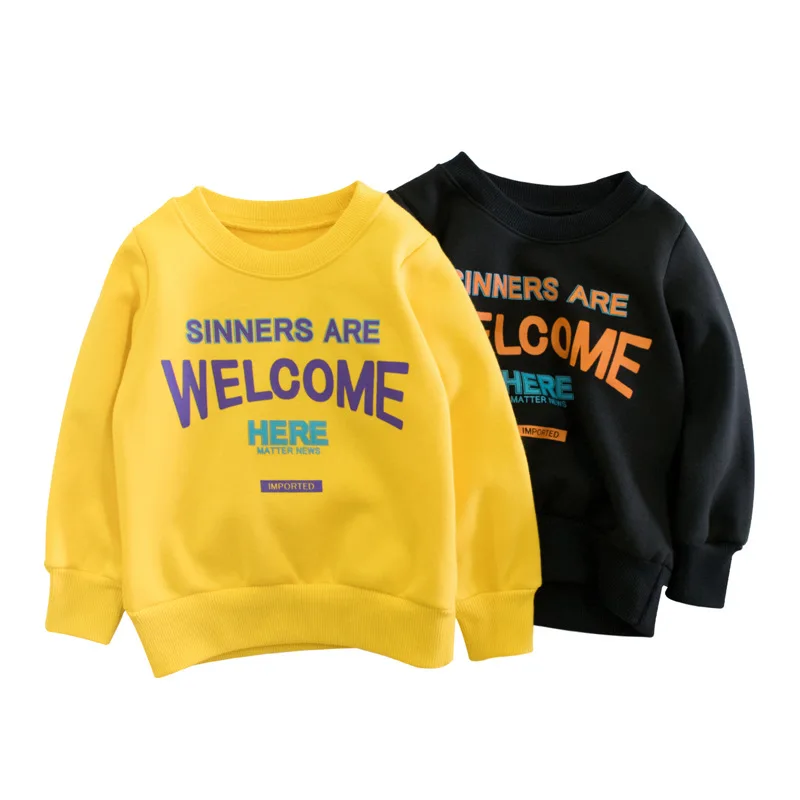 

Baby Girls Boys Hoodies Characters Printed Sweatshirts Autunm Winter Thickened Pullovers Children Casual Warm Tops Kids Sweaters