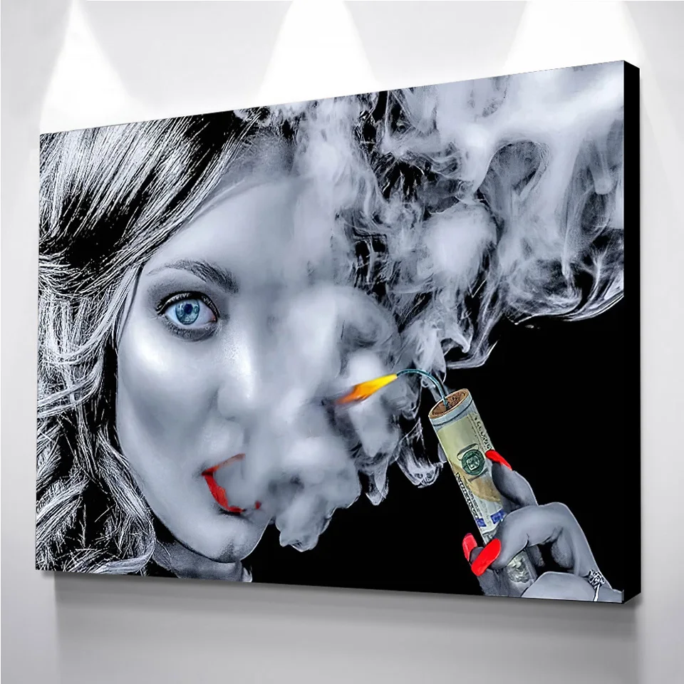 

Cigar Beauty diamond embroidery icons fantasy diy Diamond painting full square round drill cross Stitch 3d pictures of rhineston