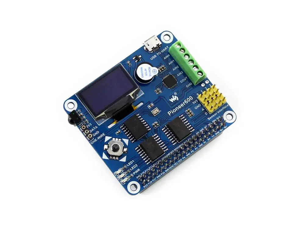 Плата расширения Raspberry Pi OLED от Pioneer600 стандартный 40-контактный удлинитель GPIO