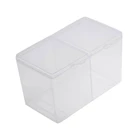 Коробка для хранения хлопковых листов с двойной сеткой, прозрачная коробка для микроблейдинга, для ватных тампонов, аксессуаров для татуировок