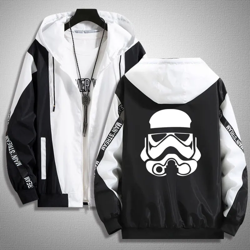 Толстовка с капюшоном белый рыцарь джедая солдат штурмовик модная одежда для