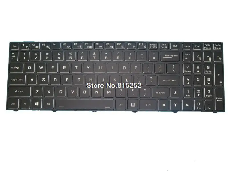 

Laptop Keyboard For NEXOC B1702 United States US With Frame NO Backlit Film