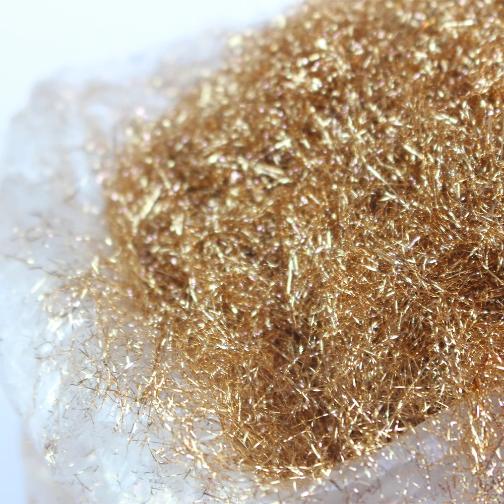 Проволока с имитацией золотого листа легированная нить цвета шампанского