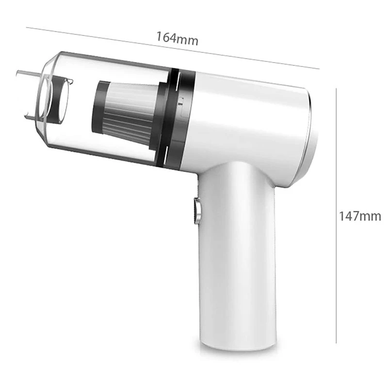 

Mini Car Vacuum Cleaner Small Vacuum Cleaner Cyclone Filter Car Cleaner High Power Portable Water Vacuum Cleaner for Car