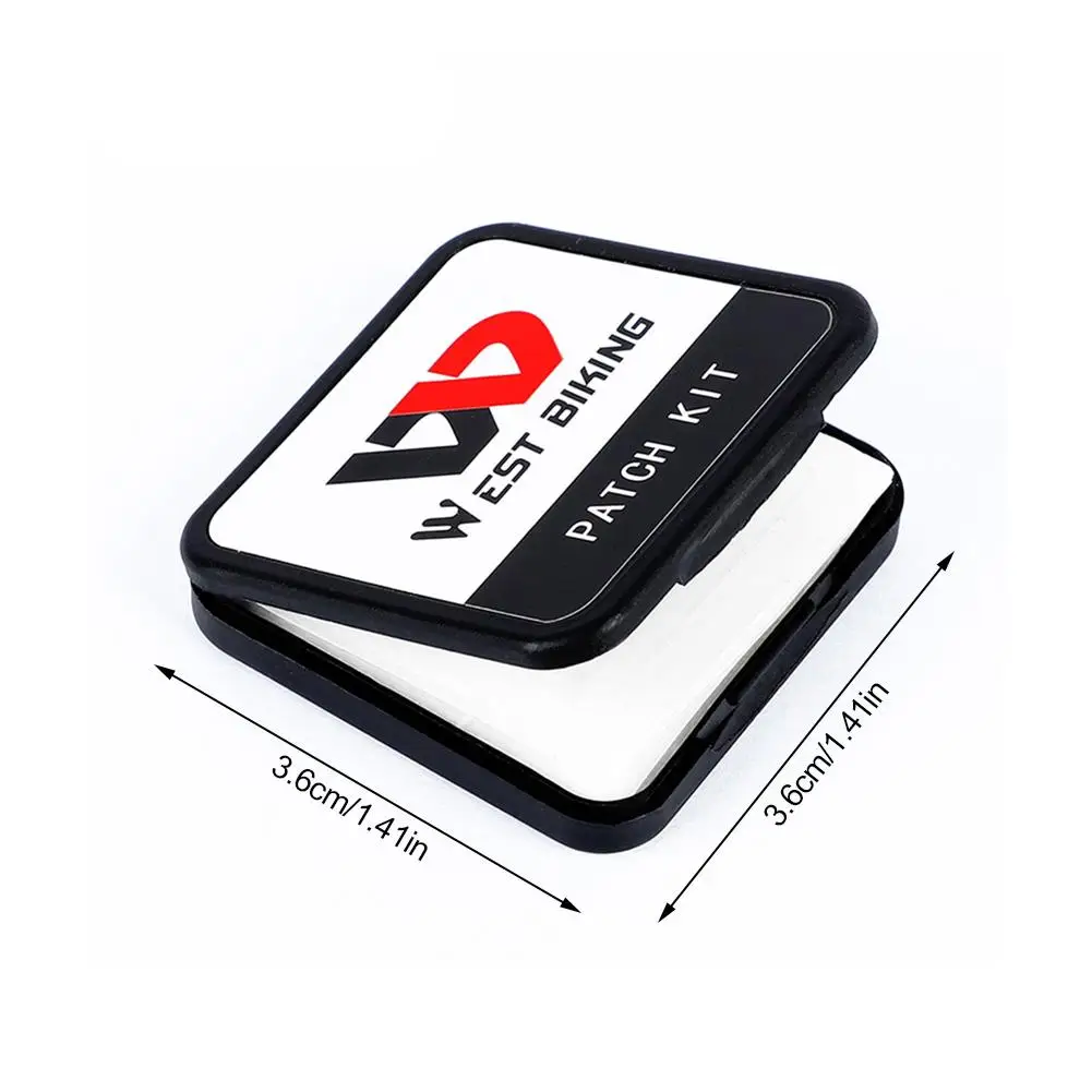 6 шт. портативный комплект для ремонта велосипедных шин резиновая заплатка шины