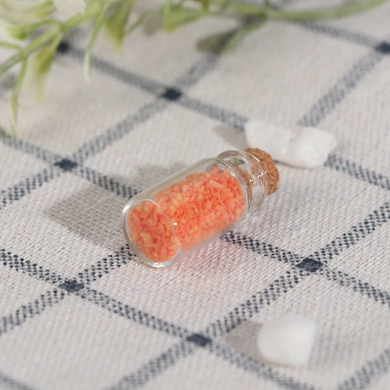 

4Pcs Mini Seasoning Food Bottle DIY 1/12 Dollhouse Miniatures Kitchen Food