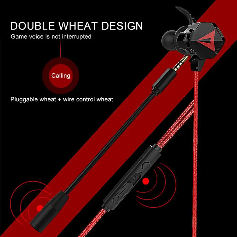 Игровые наушники Eat Chicken стереонаушники для ПК с микрофоном проводные