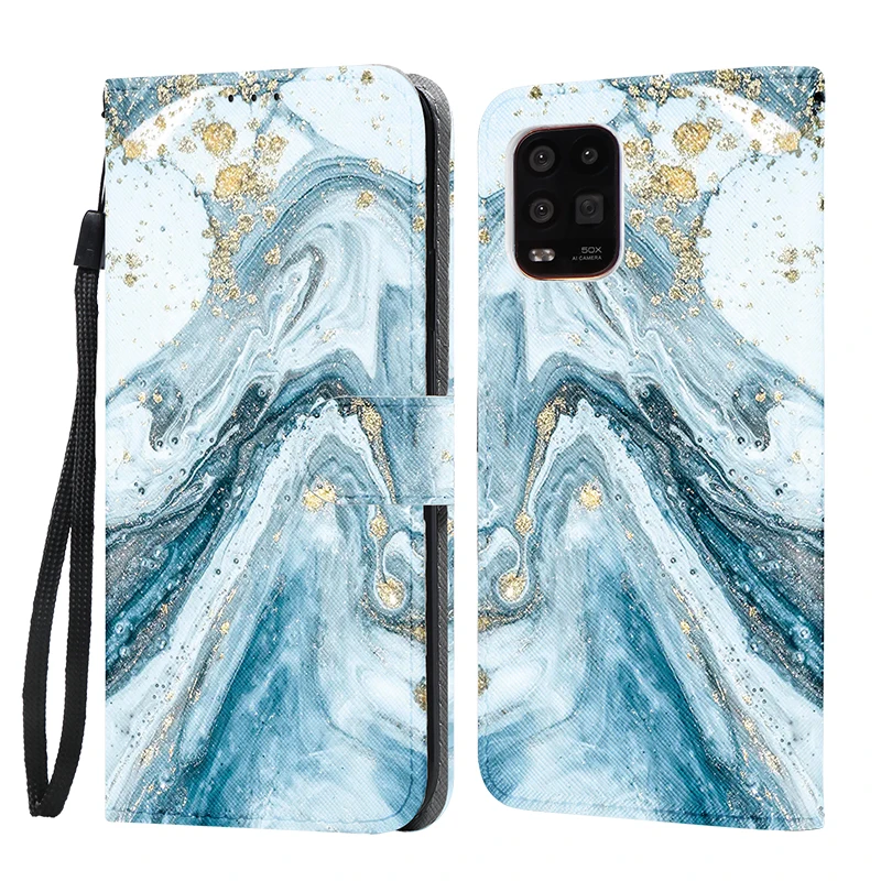 Чехол для Redmi Note 8 8T 9 9S 10 S K40 Xiaomi Poco F3 X3 NFC Mi 10T Lite Pro Max кожаный флип-кошелек с