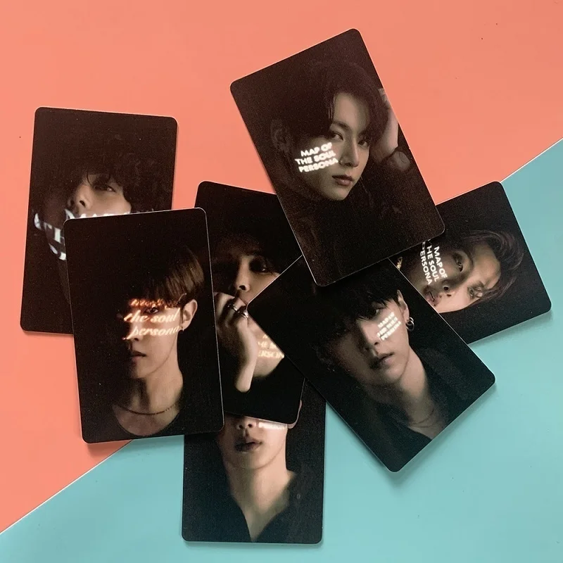 

Новые корейские KPOP Bangtan Boys карта души одна случайная маленькая карта ROUTE VER JK V коллекция веера Набор из 7