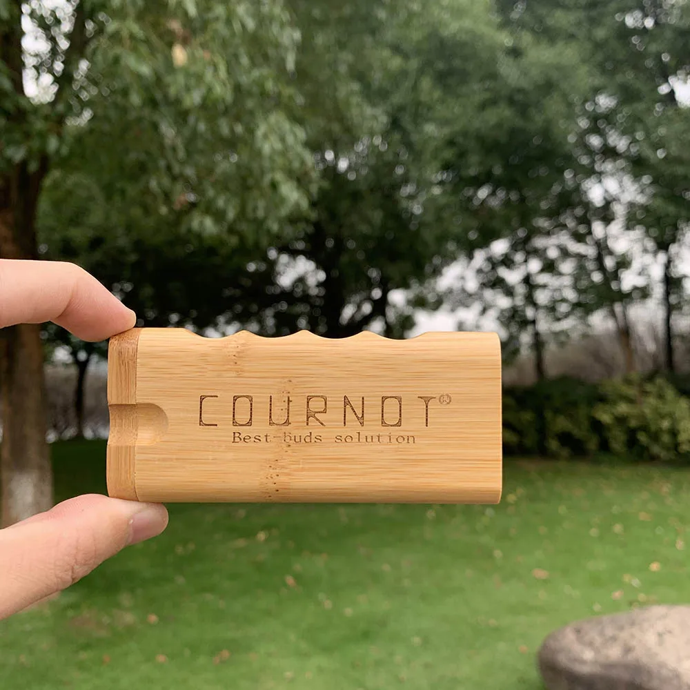 Чехол HORNET из натурального бамбука с керамической трубкой 48*103 мм|Аксессуары для