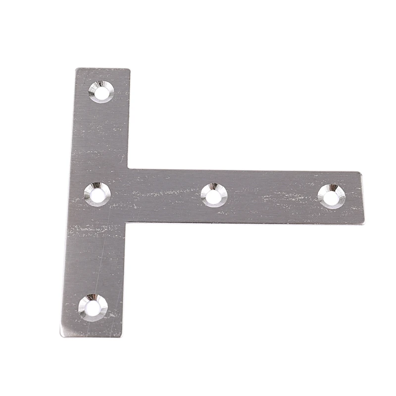 

15pcs 80mm x 80mm Flat T Shape Repair Mending Plate Joining Bracket Silver
