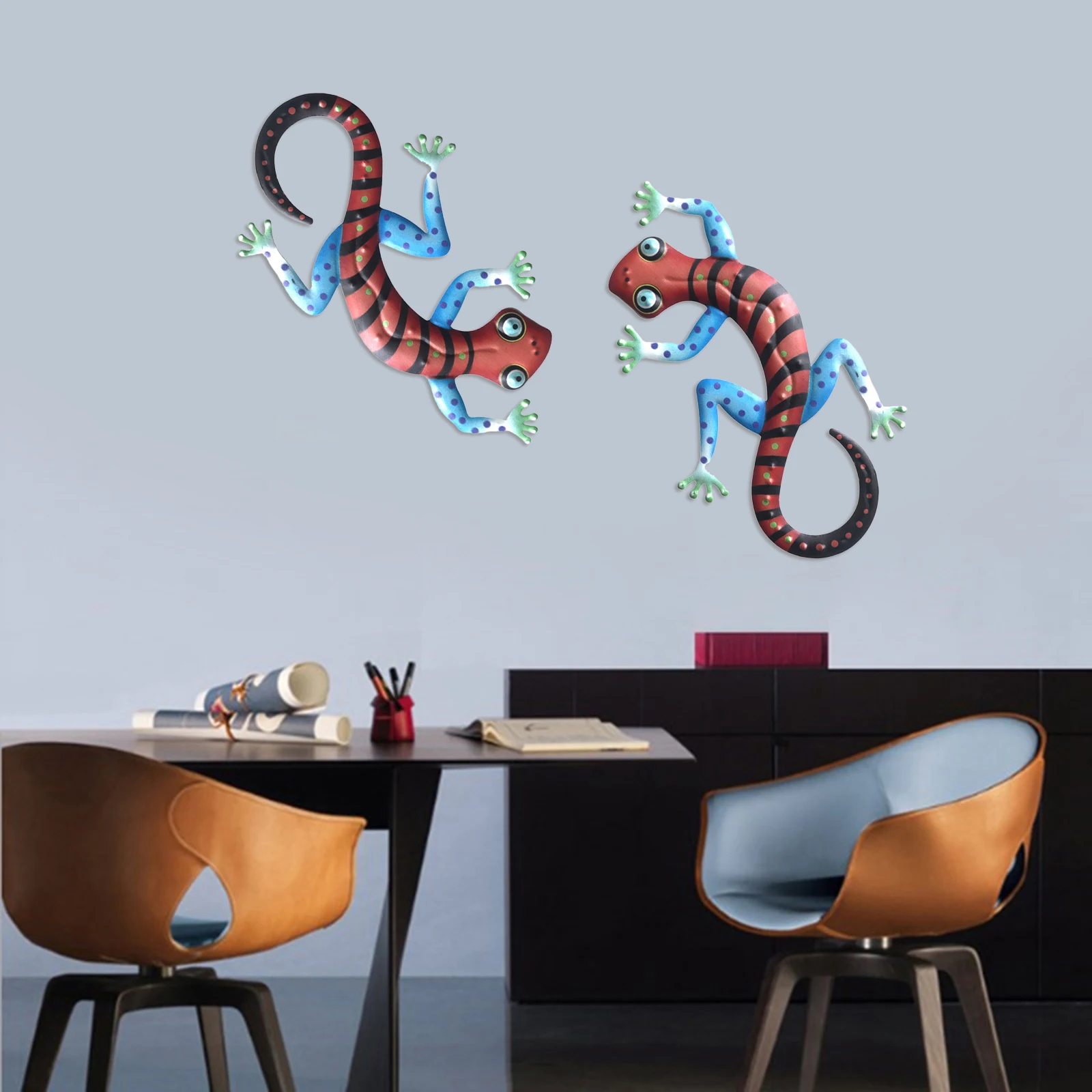 

Wall ing Gecko Sculpture Wall Art Lizard Sculpture for Wall Display