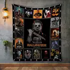 Суперпрозрачное одеяло для кровати 3D Майкл Майерс, толстое одеяло для офиса, дома, походов, пикника, модное покрывало, фланелевое одеяло