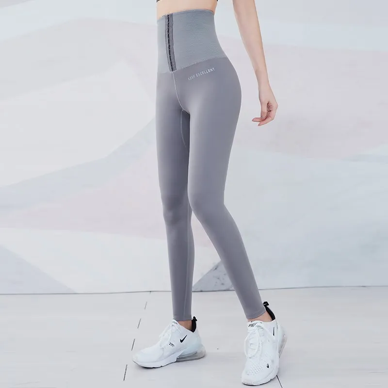 High Waist Yoga Leggings Trainer Women Corset Hip Lift Compression Shaping Fitness Sport Pants Gym Running Tights Tummy Control