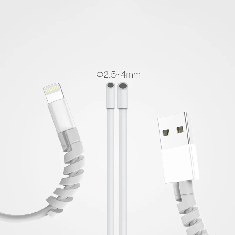 4 шт. силиконовые чехлы для кабелей | Обустройство дома