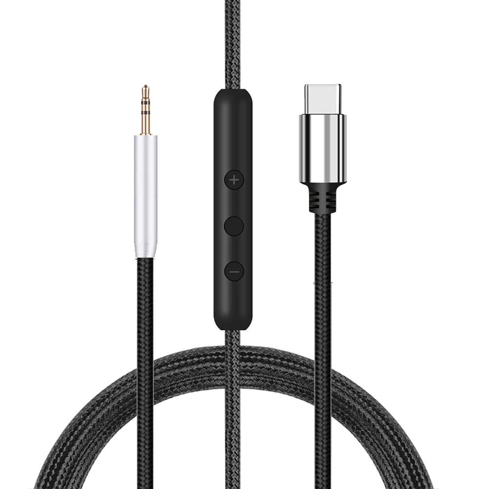 

Сменный удлинитель аудиокабеля USB Type-C 2,5 мм для наушников AKG Y50 Y40 Y55 Y45BT K845BT K840KL K490NC K490 NC K545