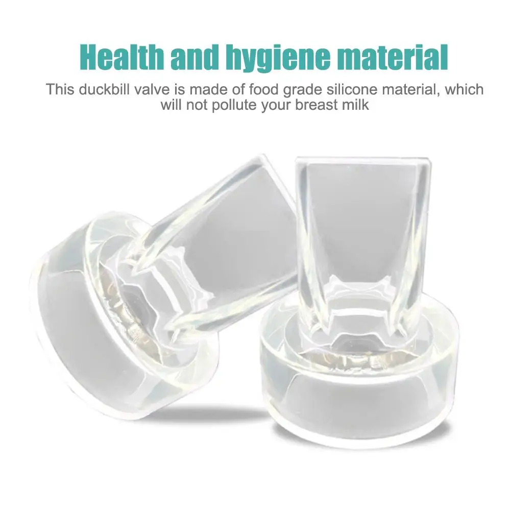 V&aacute;lvula de pico de pato para extractor de leche el&eacute;ctrico, extractor de leche con protecci&oacute;n de reflujo, reemplazo de silicona, 1 pieza-0