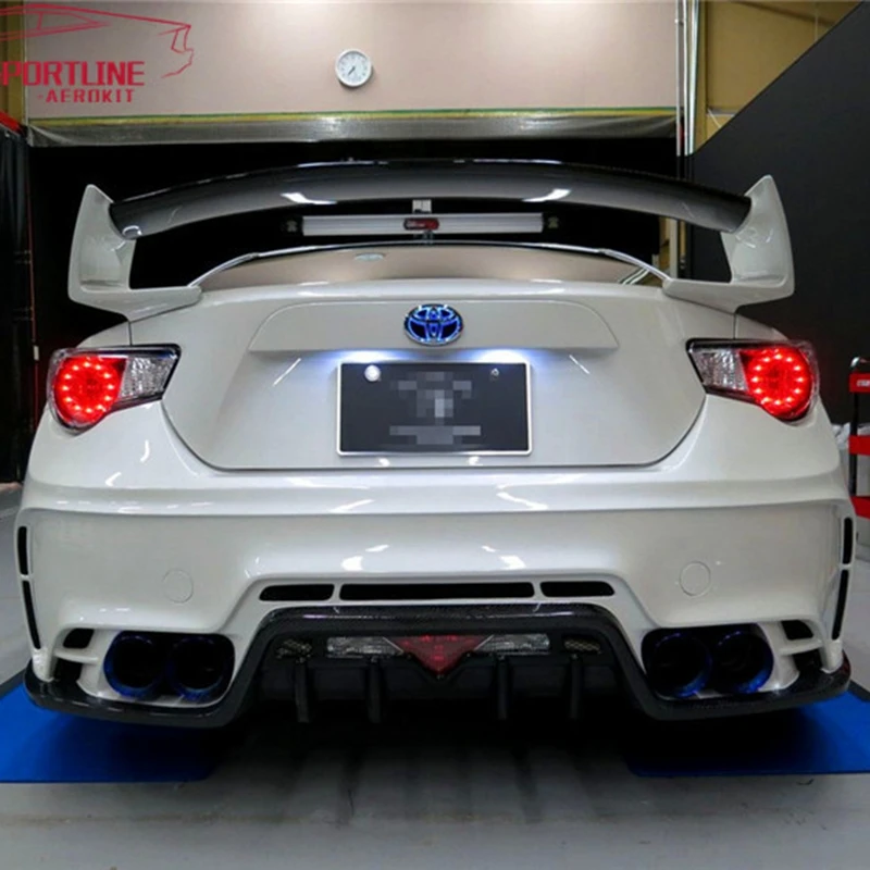 Автомобиль форма неокрашенный и цвет FRP стиль GT 86 BRZ задний спойлер багажника для Subaru BRZ для Toyota 86 GT86