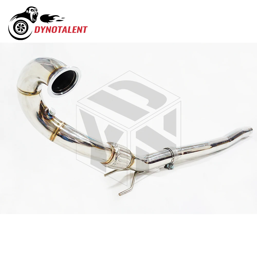 DYN RACING SS304 3.0'' Catless Turbo Stainless Downpipe for A3 S3 8V TT / MK7 R 2.0 TFSI 2014+