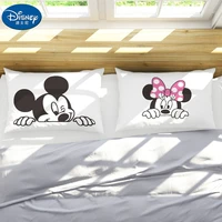48x74cm white black mickey minnie pillow case cover children baby girl couple pillow cover decorative pillows case living room