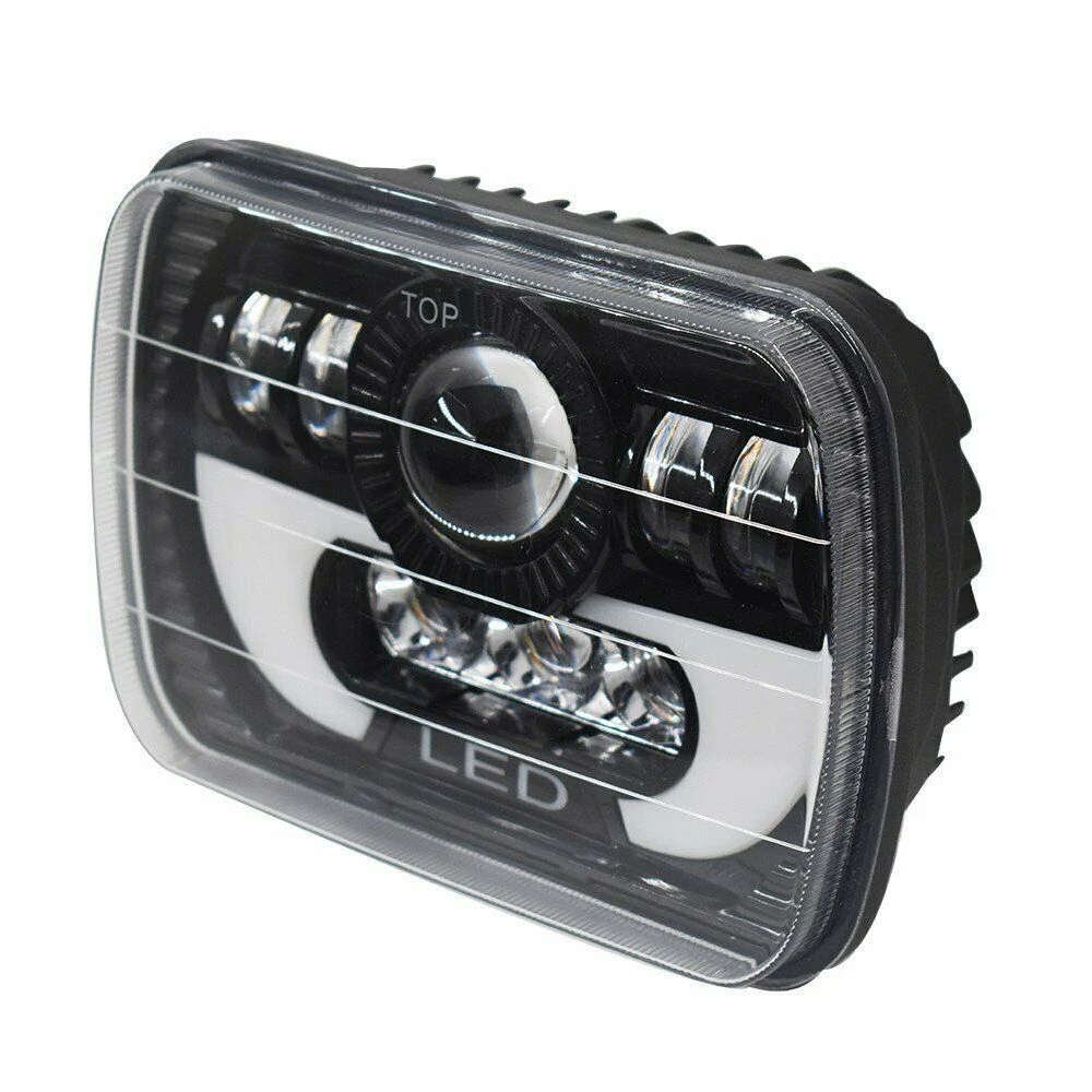 

Автомобильный светодиодный Передний фонарь, супер белый водонепроницаемый точечный светильник, 12 В, автомобильные аксессуары для Jeep Wrangler YJ...