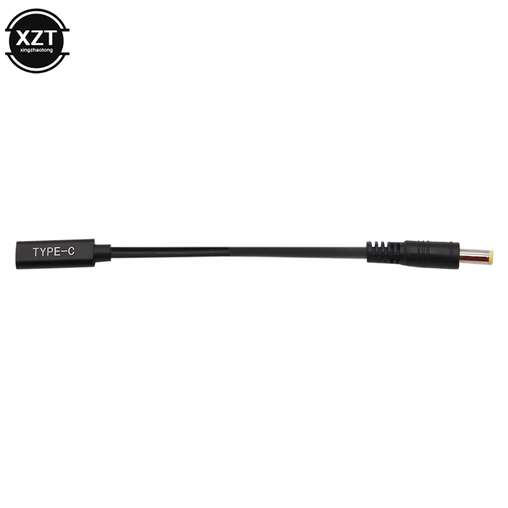 Кабель-адаптер с USB 3 1 Type C на DC 5 5*2 зарядный кабель для Lenovo Asus Dell Hp ноутбук зарядное