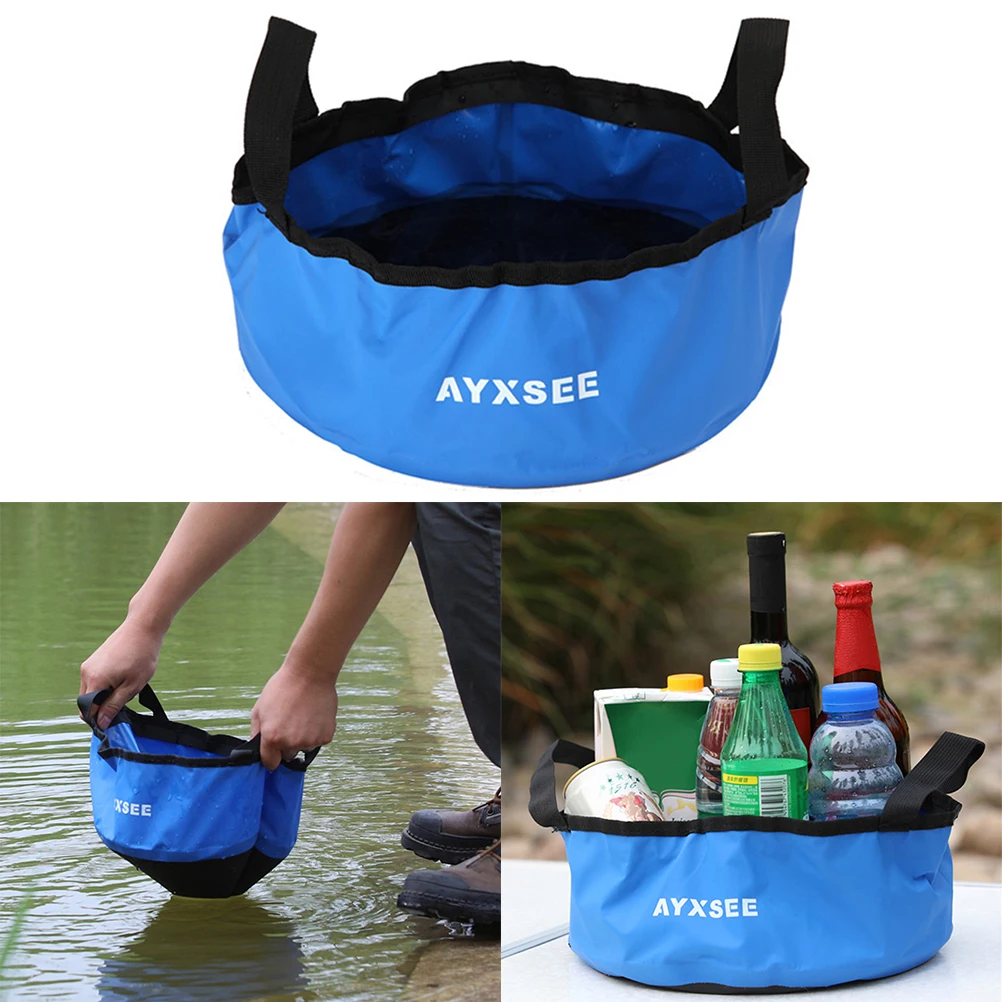 Портативная круглая Складная Ванна для птиц утолщенная раковина из ПВХ рыбалки