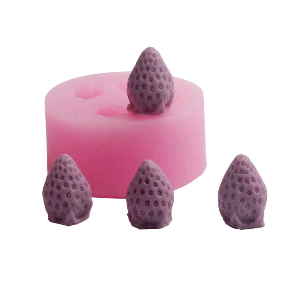 3D инструменты для выпечки в форме клубники силиконовая форма помадка торт