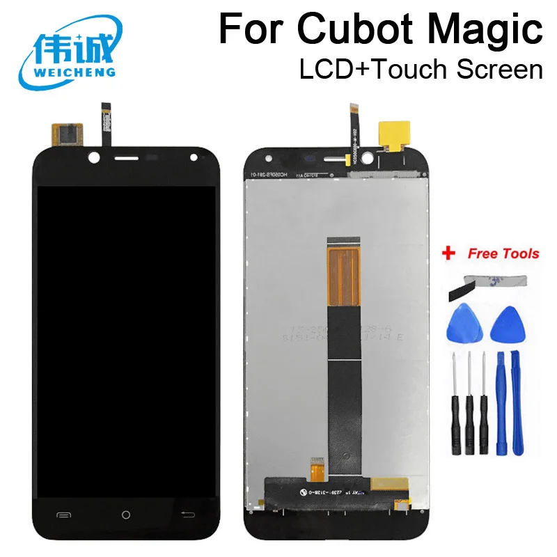ЖК-дисплей для Cubot Magic с кодирующий преобразователь сенсорного экрана в сборе
